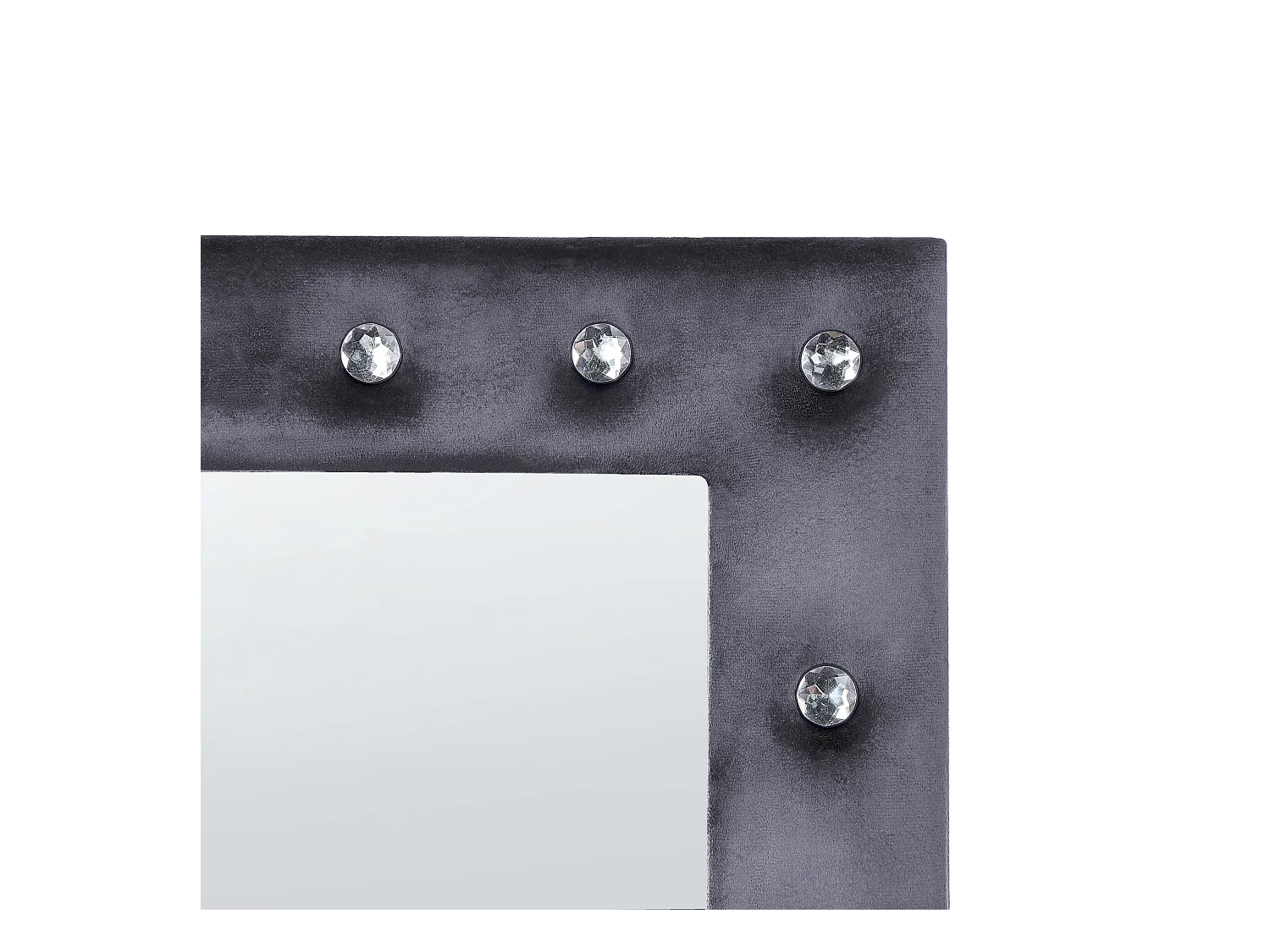 Miroir sur pied ANSOUIS 150 cm Velours Gris foncé