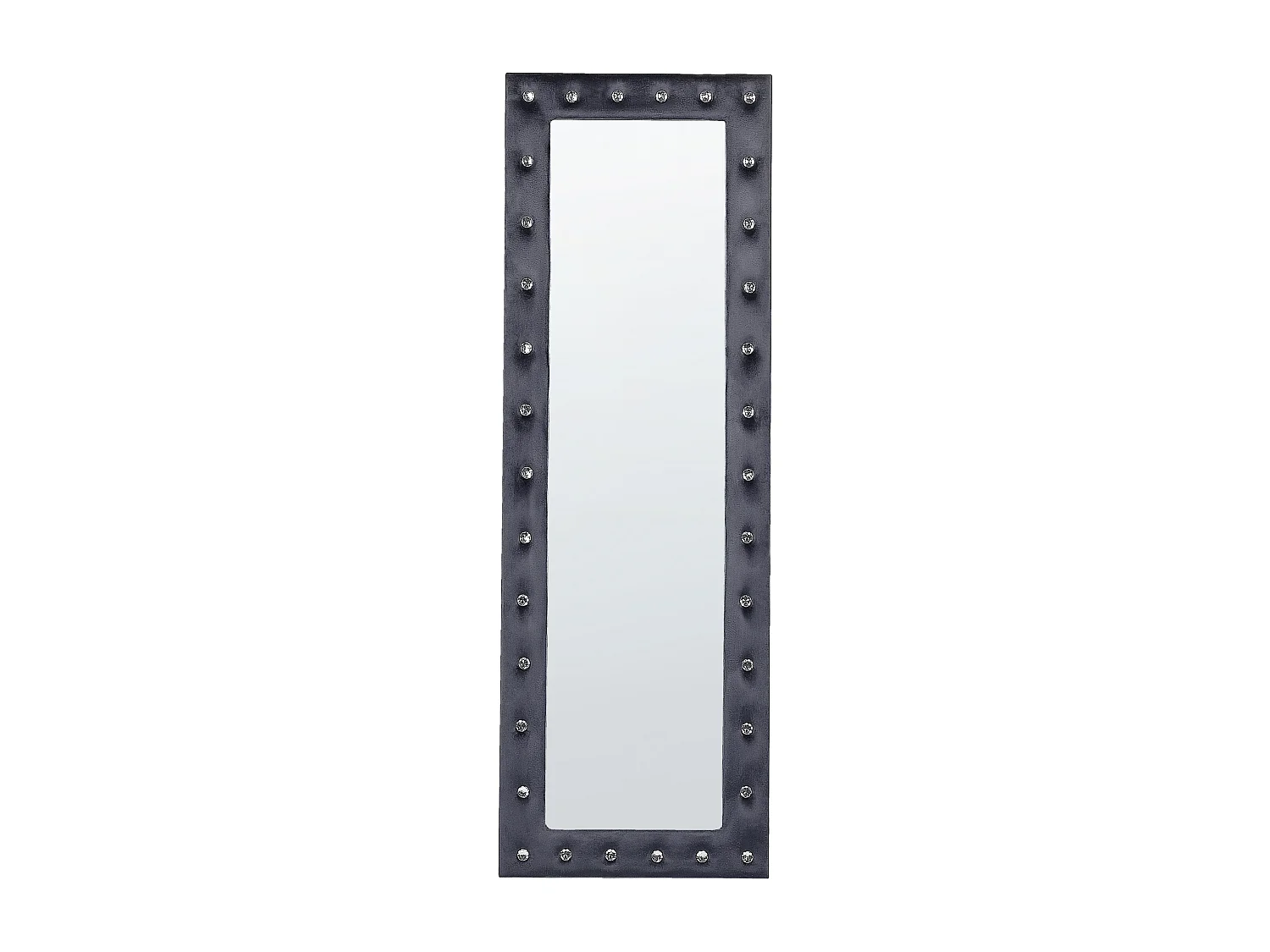 Miroir sur pied ANSOUIS 150 cm Velours Gris foncé