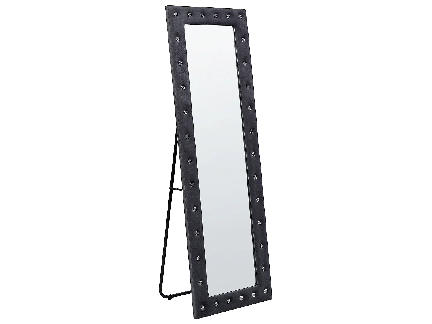 Miroir sur pied ANSOUIS 150 cm Velours Gris foncé