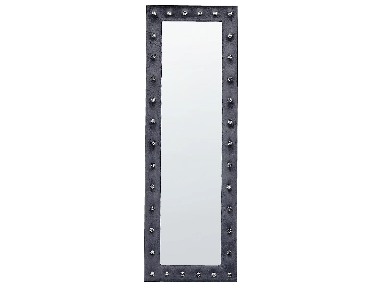 Miroir sur pied ANSOUIS 150 cm Velours Gris foncé