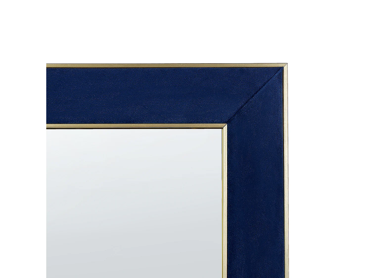 Miroir sur pied LAUTREC 150 cm Velours Bleu marine