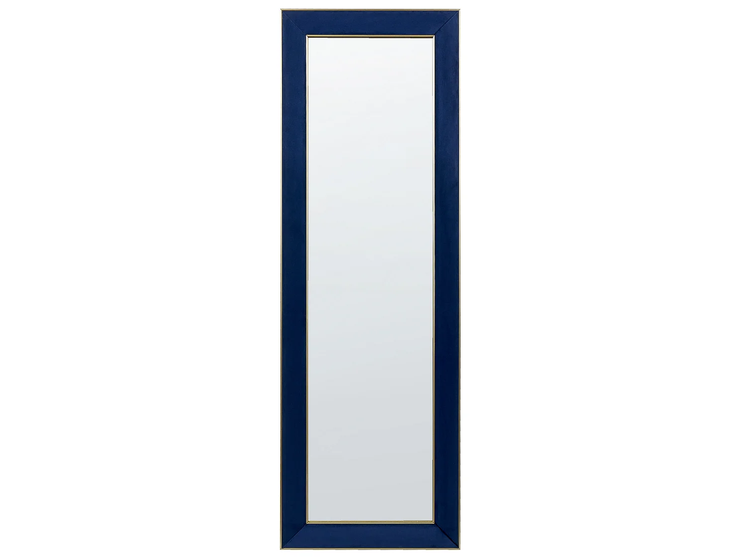 Standing Mirror LAUTREC 150 cm Velvet Navy Blue