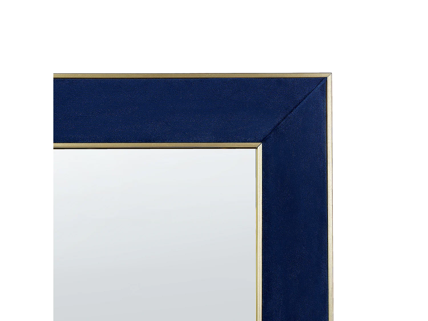 Standing Mirror LAUTREC 150 cm Velvet Navy Blue