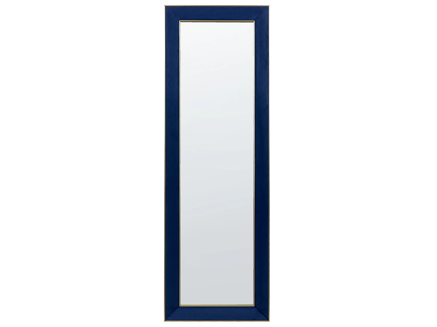 Standing Mirror LAUTREC 150 cm Velvet Navy Blue