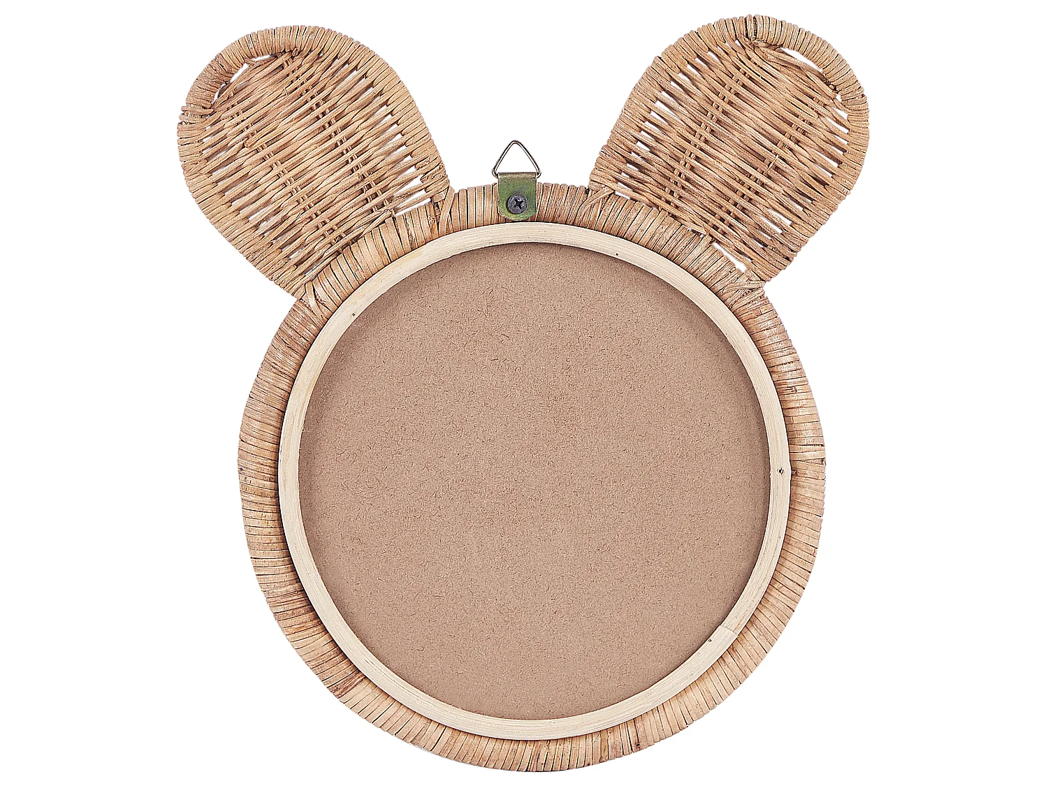 Wall Mirror ASHANTI 30 cm 33 cm Rattan Natural