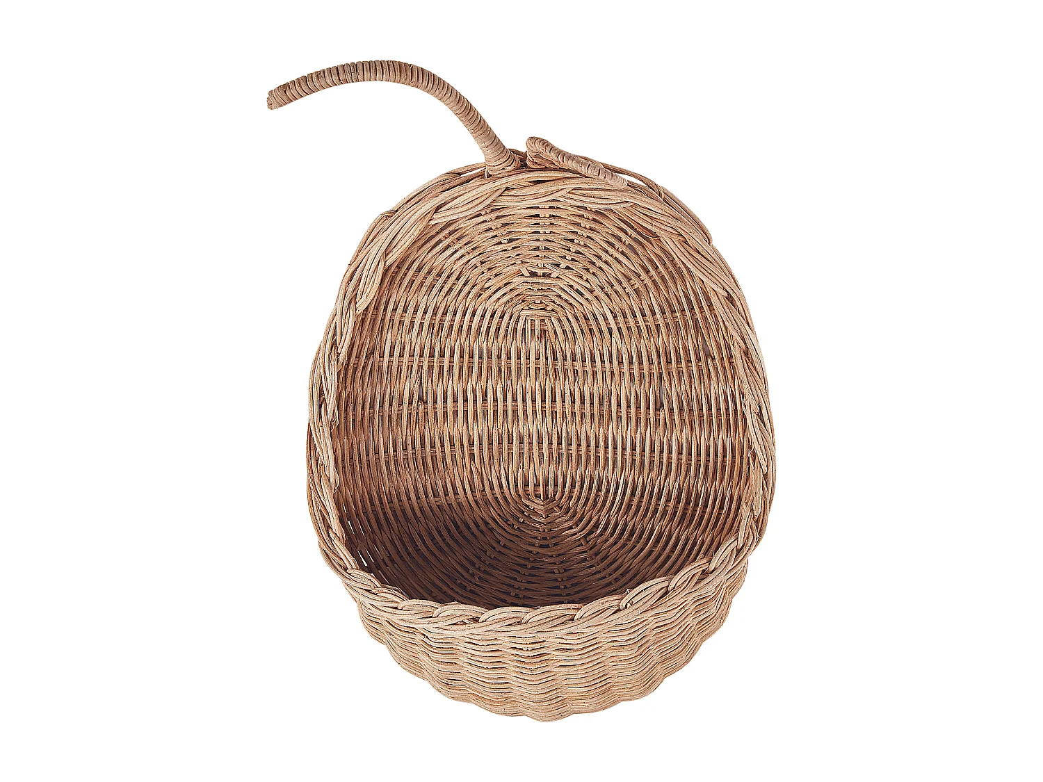 Decorazione da parete mela MAKONDE Rattan 40 cm Naturale