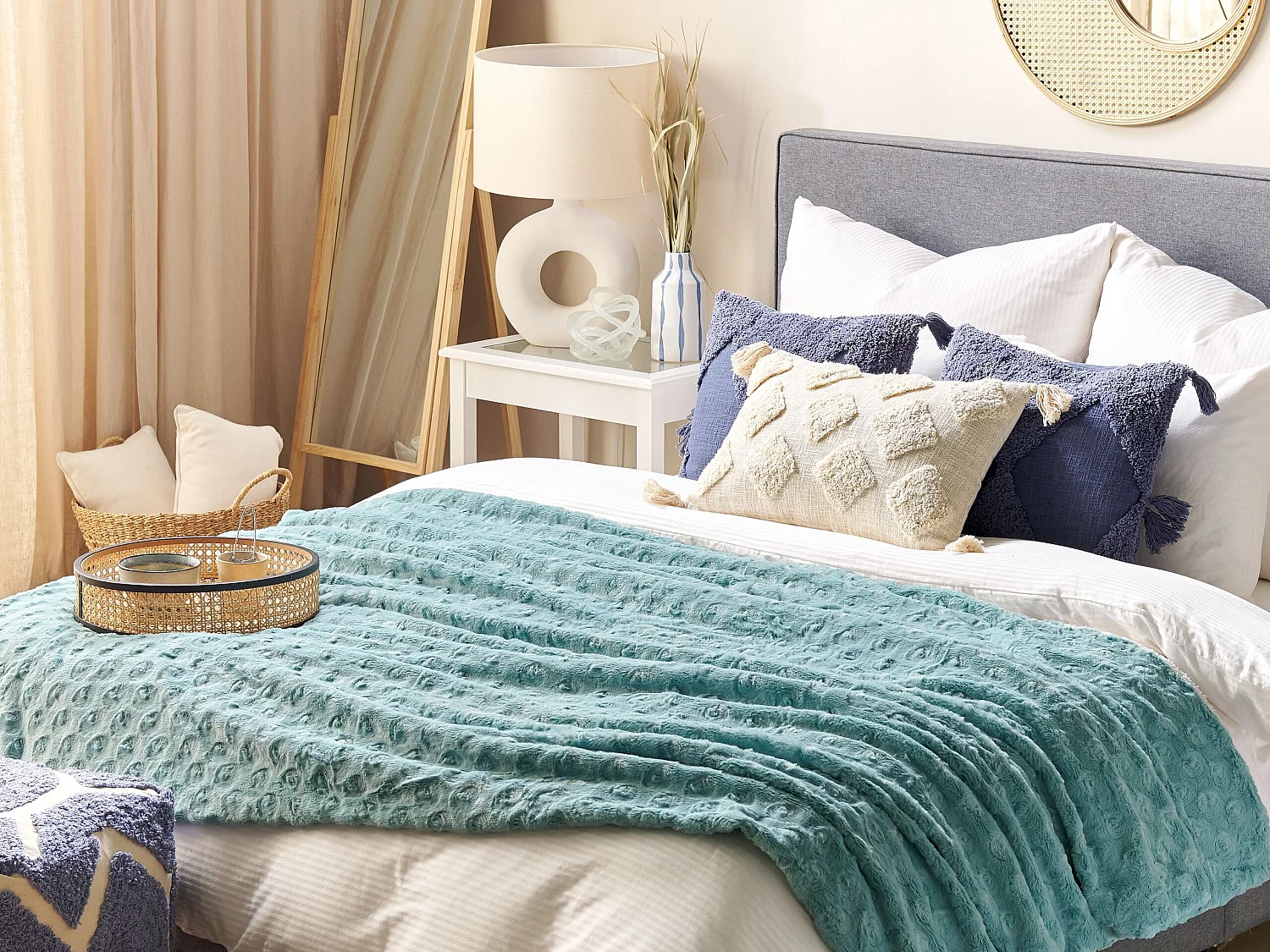 Sprei KANDILLI 150 x 200 cm Lichtgroen