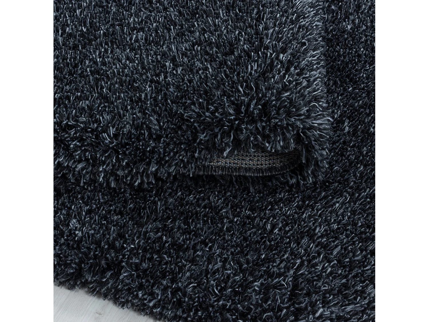 MOELLEUX - Tapis cosy à poils longs - Anthracite 200 x 290 cm