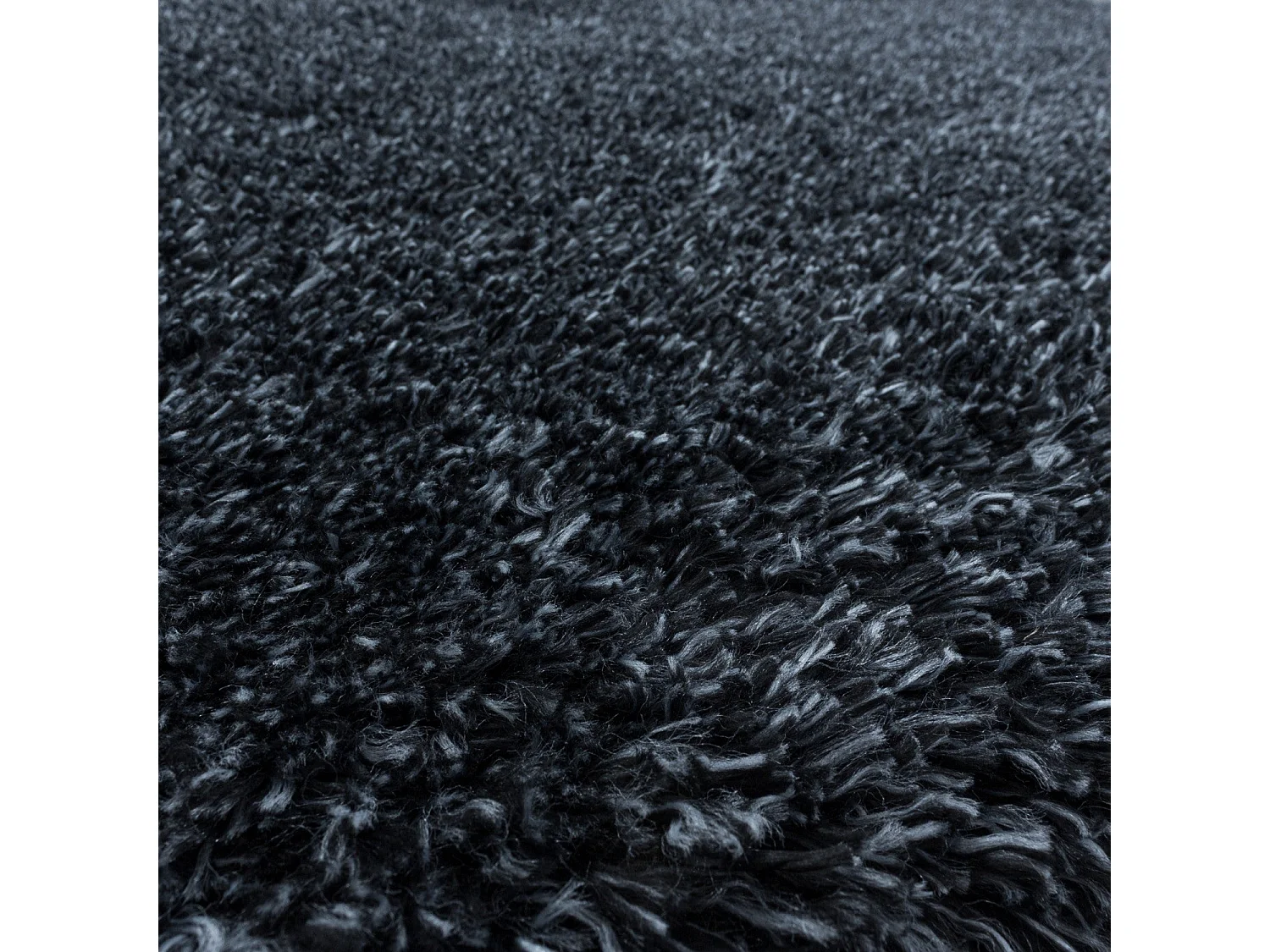 MOELLEUX - Tapis cosy à poils longs - Anthracite 200 x 290 cm