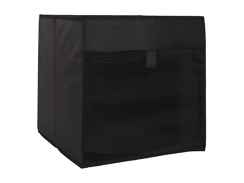 Cube de rangement 30x30x30 cm noir