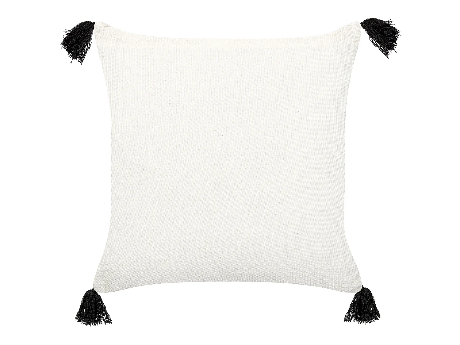 Sierkussen MAYS Katoen 45 x 45 cm Wit Geometrisch patroon