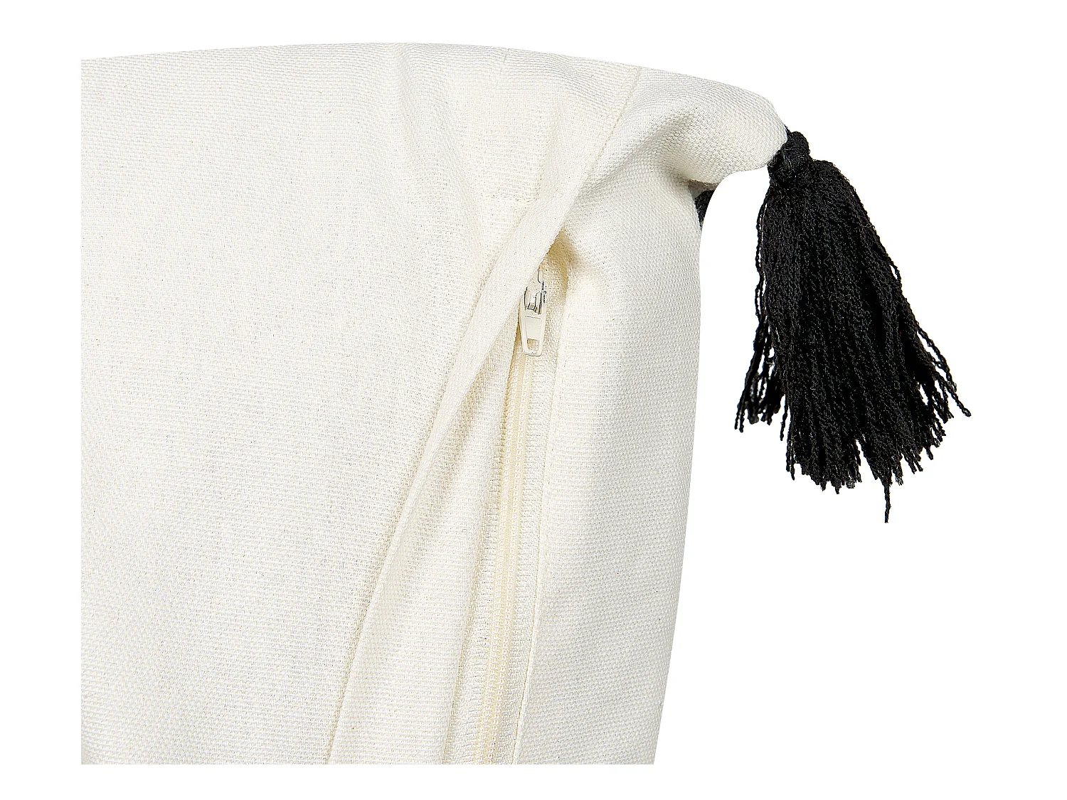 Sierkussen MAYS Katoen 45 x 45 cm Wit Geometrisch patroon