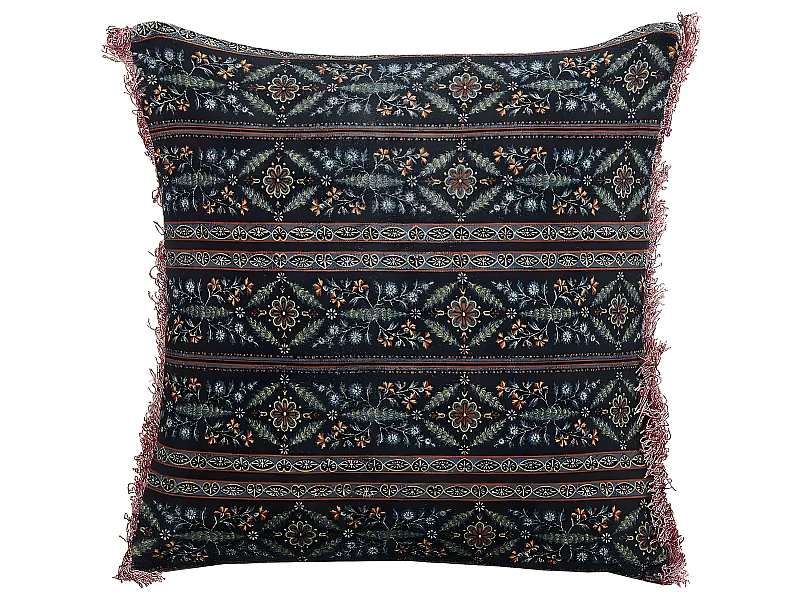 Coussin RUTA Velours 45 x 45 cm Multicolore Motif floral