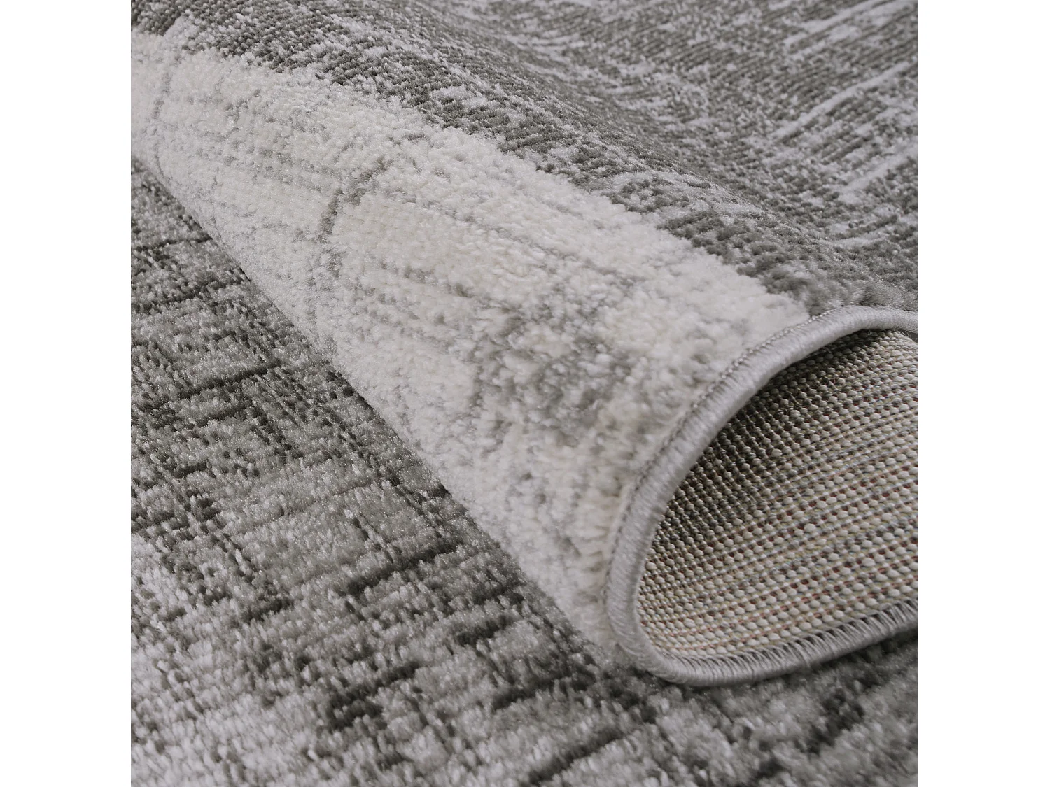 MILAN - Tapis d'inspiration "Minimal" Beige et Marron 200 x 290 cm