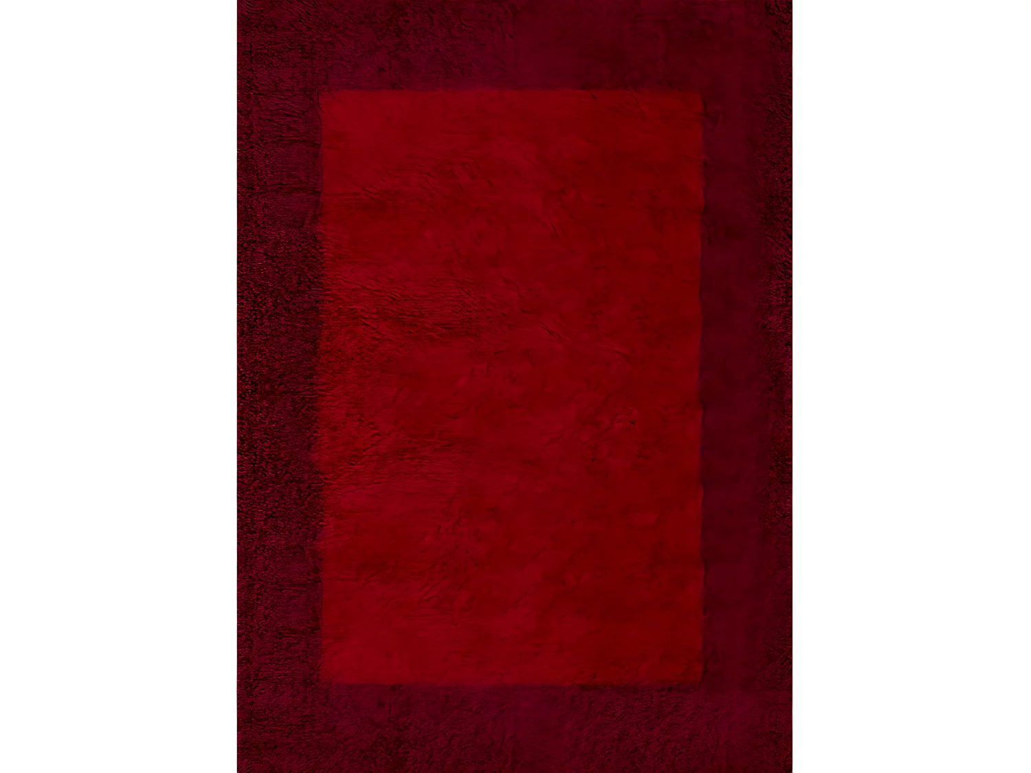 SHAGGY - Tapis à Bordures - Rouge 200 x 290 cm