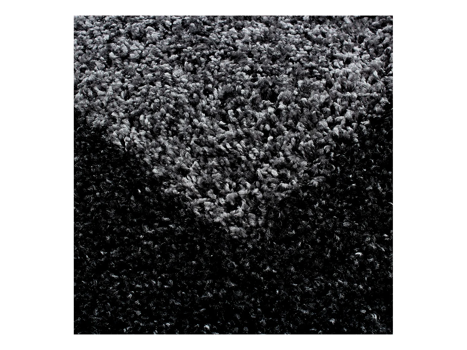 SHAGGY - Tapis à Bordures - Gris Foncé 200 x 290 cm