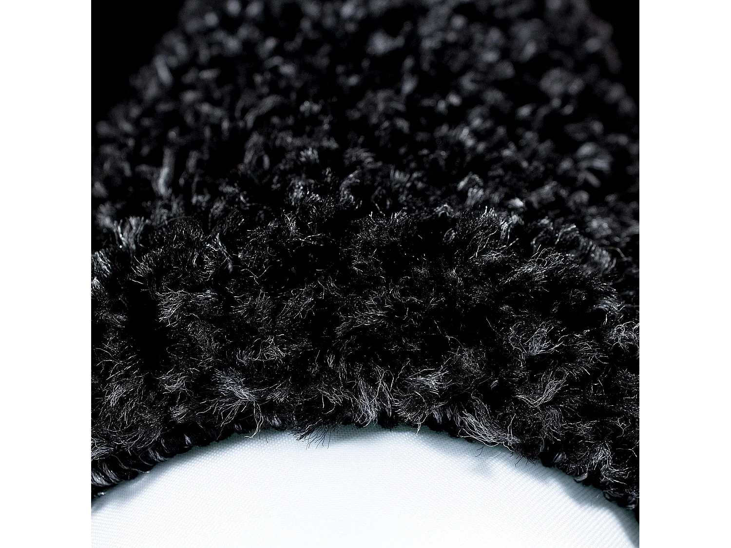 SHAGGY - Tapis à Bordures - Gris Foncé 200 x 290 cm