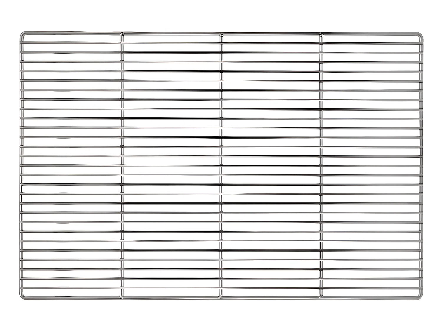 Grille de barbecue BBQ avec double manche dimension 60x40cm ECD Germany