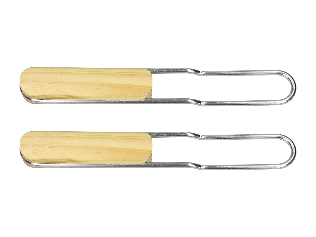 Griglia per barbecue con doppio manico dimensioni 60x40cm in acciaio inox ECD Germany