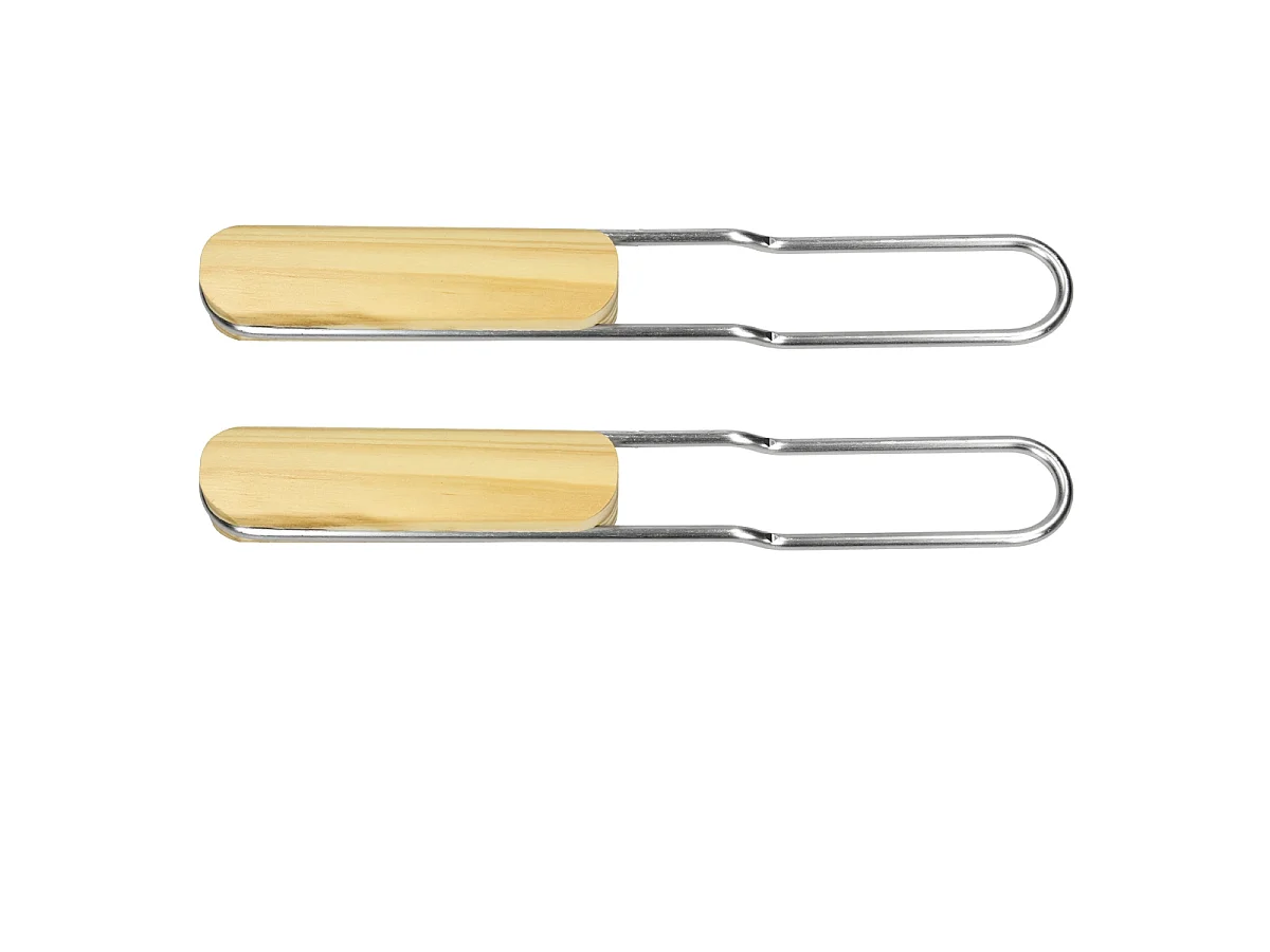 Parrilla barbacoa con doble asa tamaño 60x40cm en acero inoxidable ECD Germany