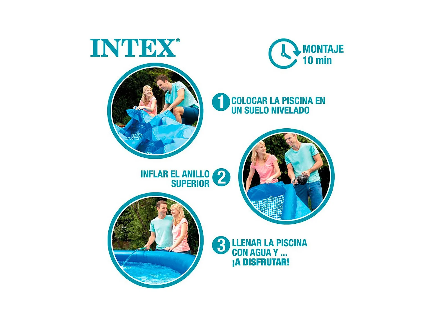 Aufstellpool Easy Set 2,44 x 0,61 m - Intex