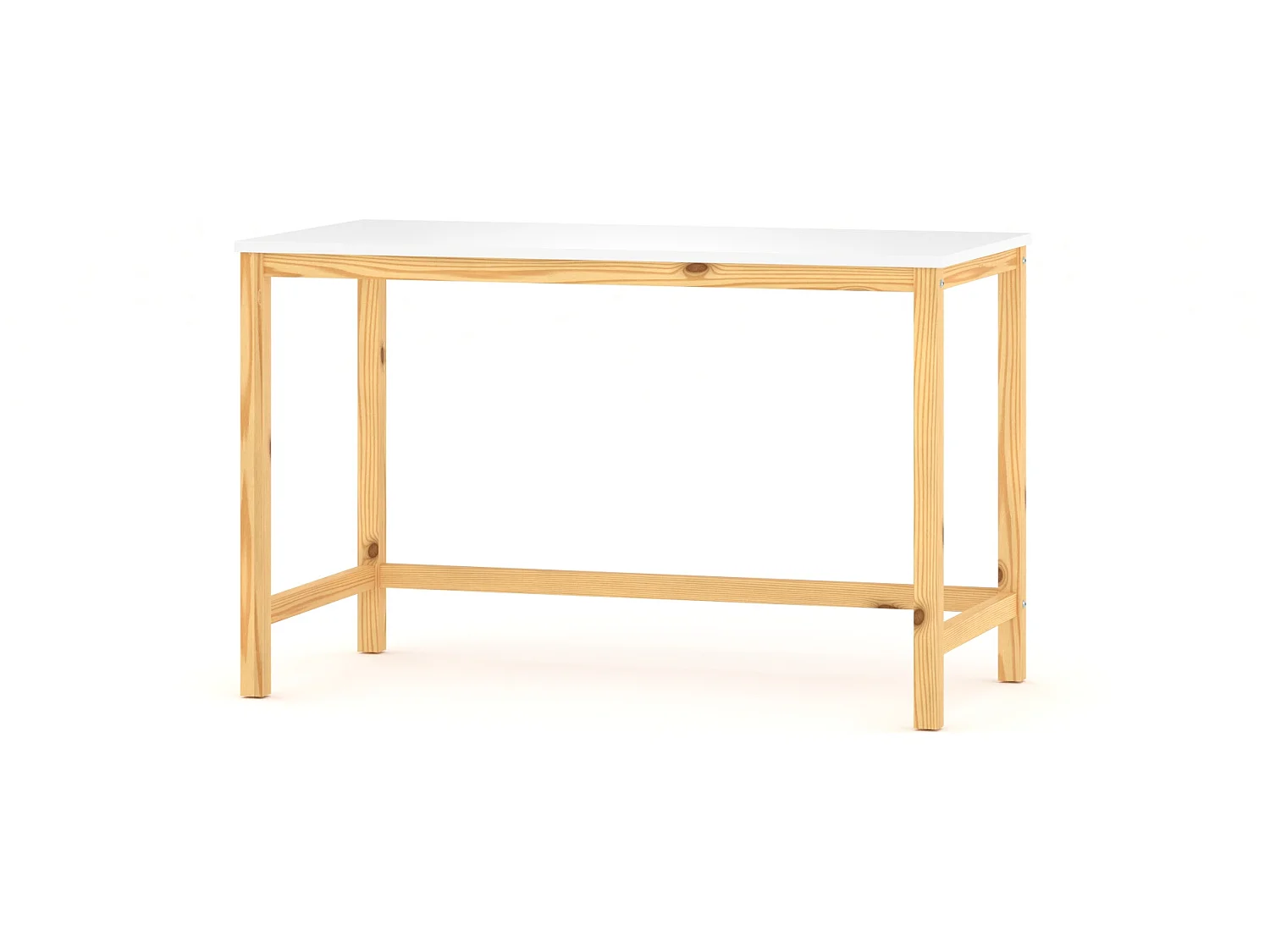 Bureau enfant en pin massif 120x60 beige
