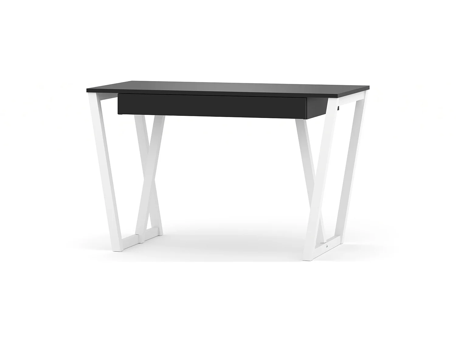 Bureau enfant en pin massif 120x60 noir