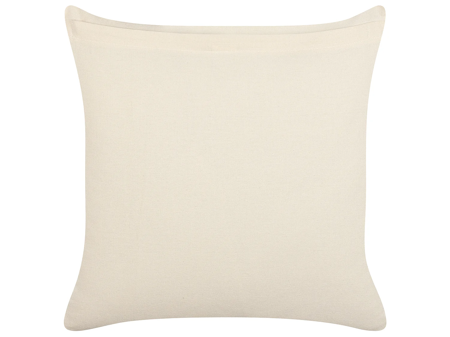 Coussin MYRICA Coton 45 x 45 cm Blanc Motif géométrique