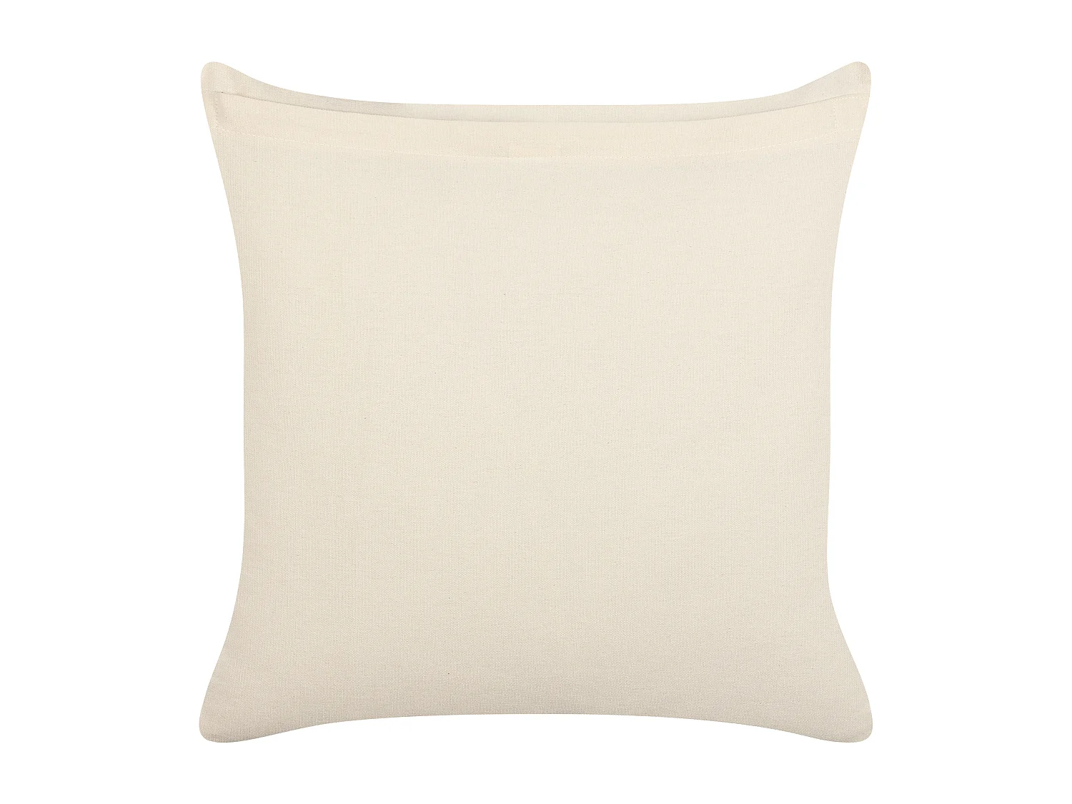 Coussin MYRICA Coton 45 x 45 cm Blanc Motif géométrique