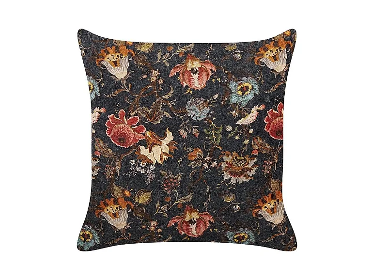 Cuscino decorativo RAMONDA Velluto 45 x 45 cm Multicolore Trama floreale