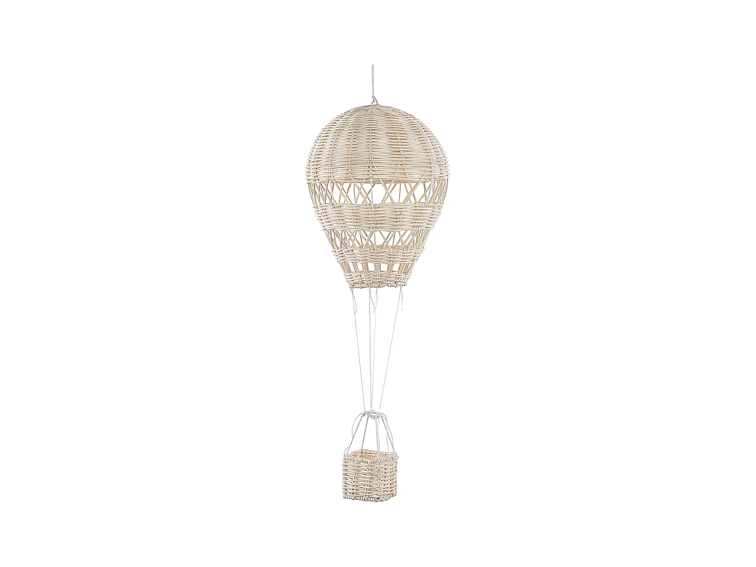 Décoration murale Ballon BEMBA Rotin 60 cm Naturel