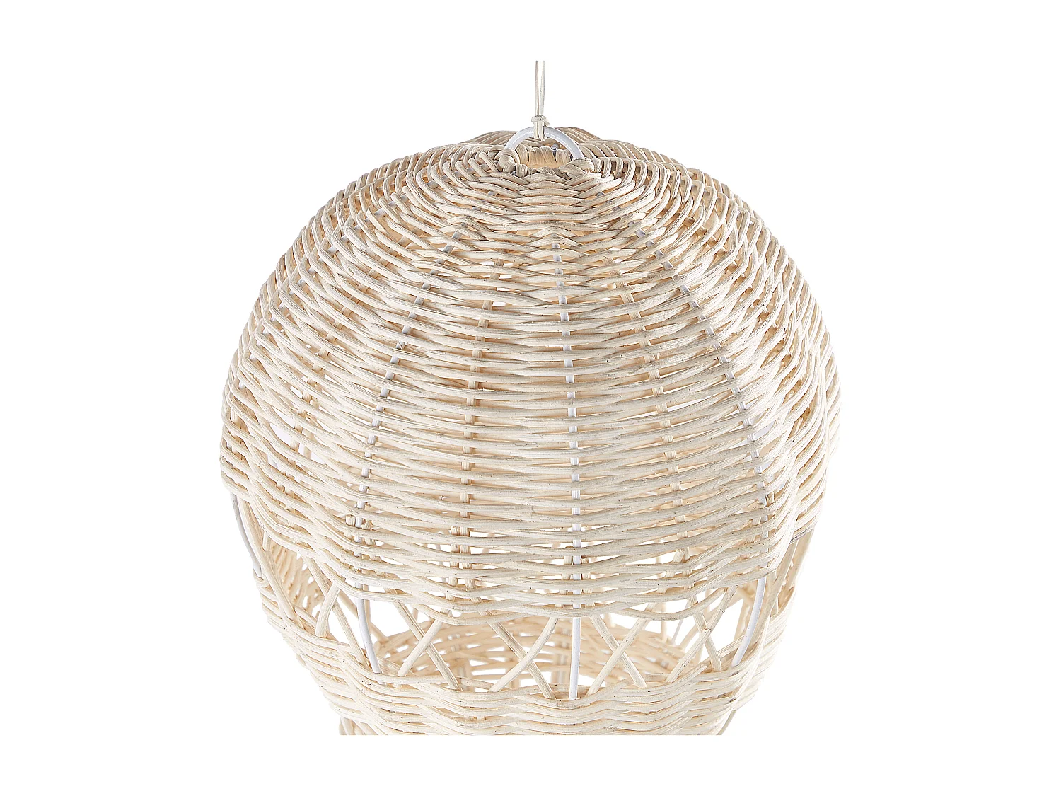 Decoración de pared Globo BEMBA Ratán 60 cm Natural