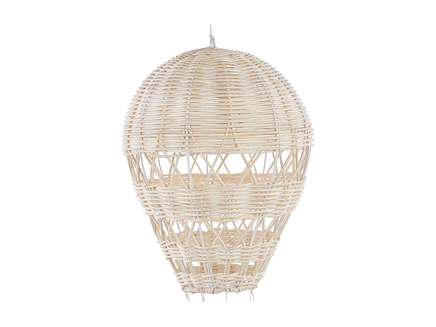 Decoración de pared Globo BEMBA Ratán 60 cm Natural