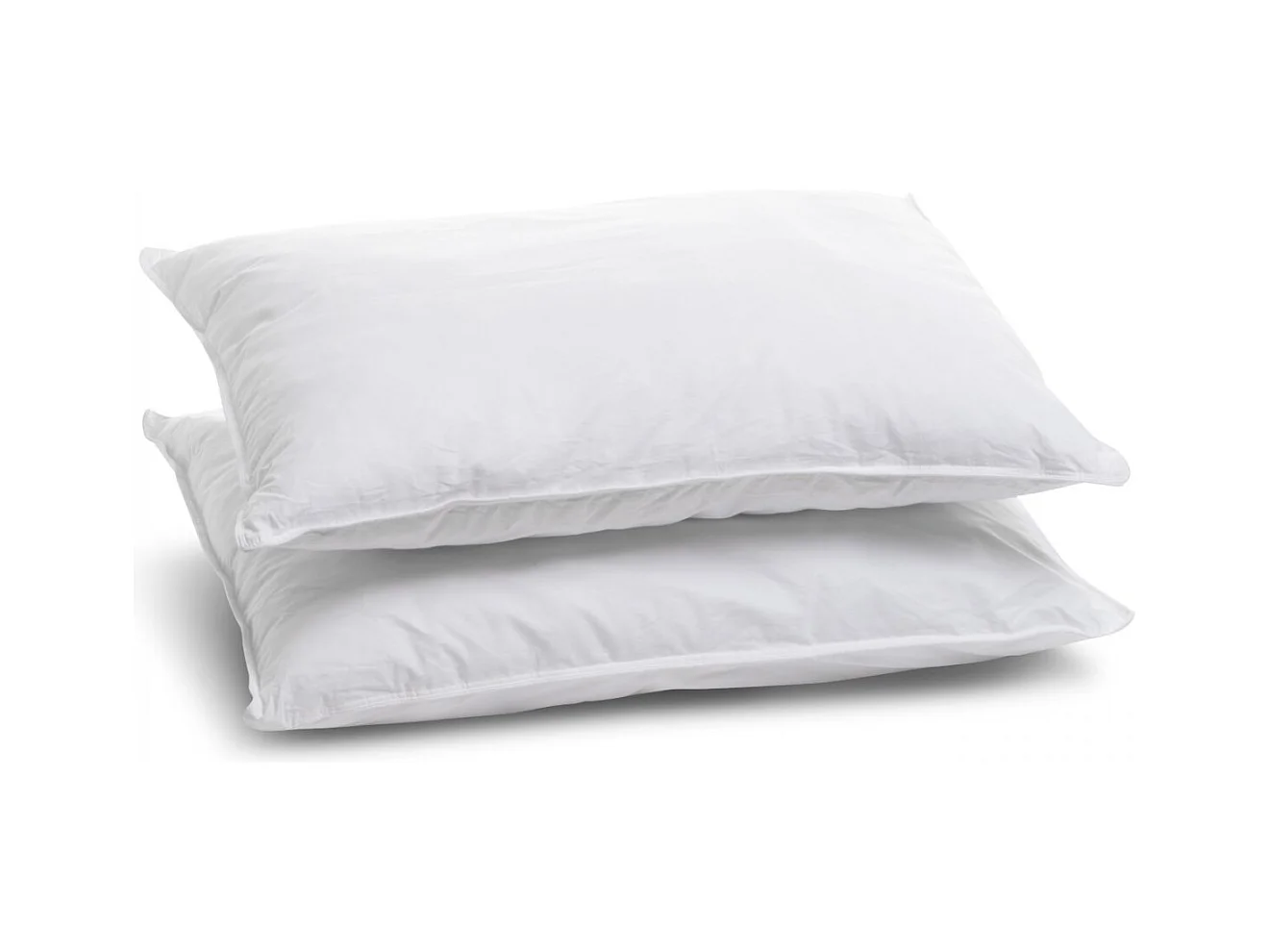 Lot de 2 Oreillers Mémoire de forme Mixte Anti-acariens - Confort réglable - 50x70cm