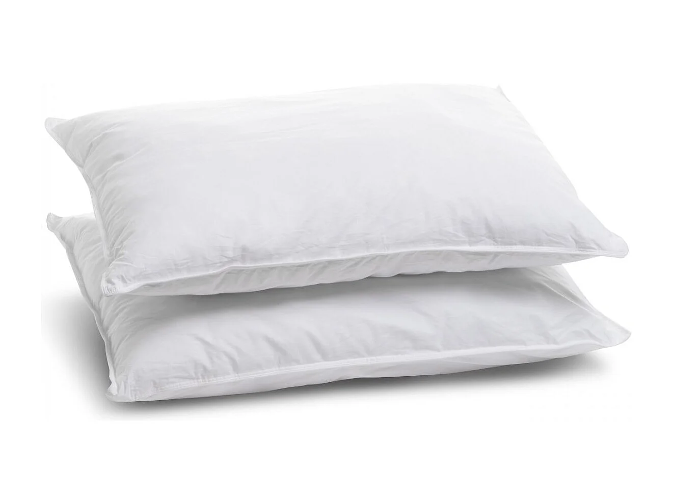 Lot de 2 Oreillers Mémoire de forme Mixte Anti-acariens - Confort réglable - 50x70cm