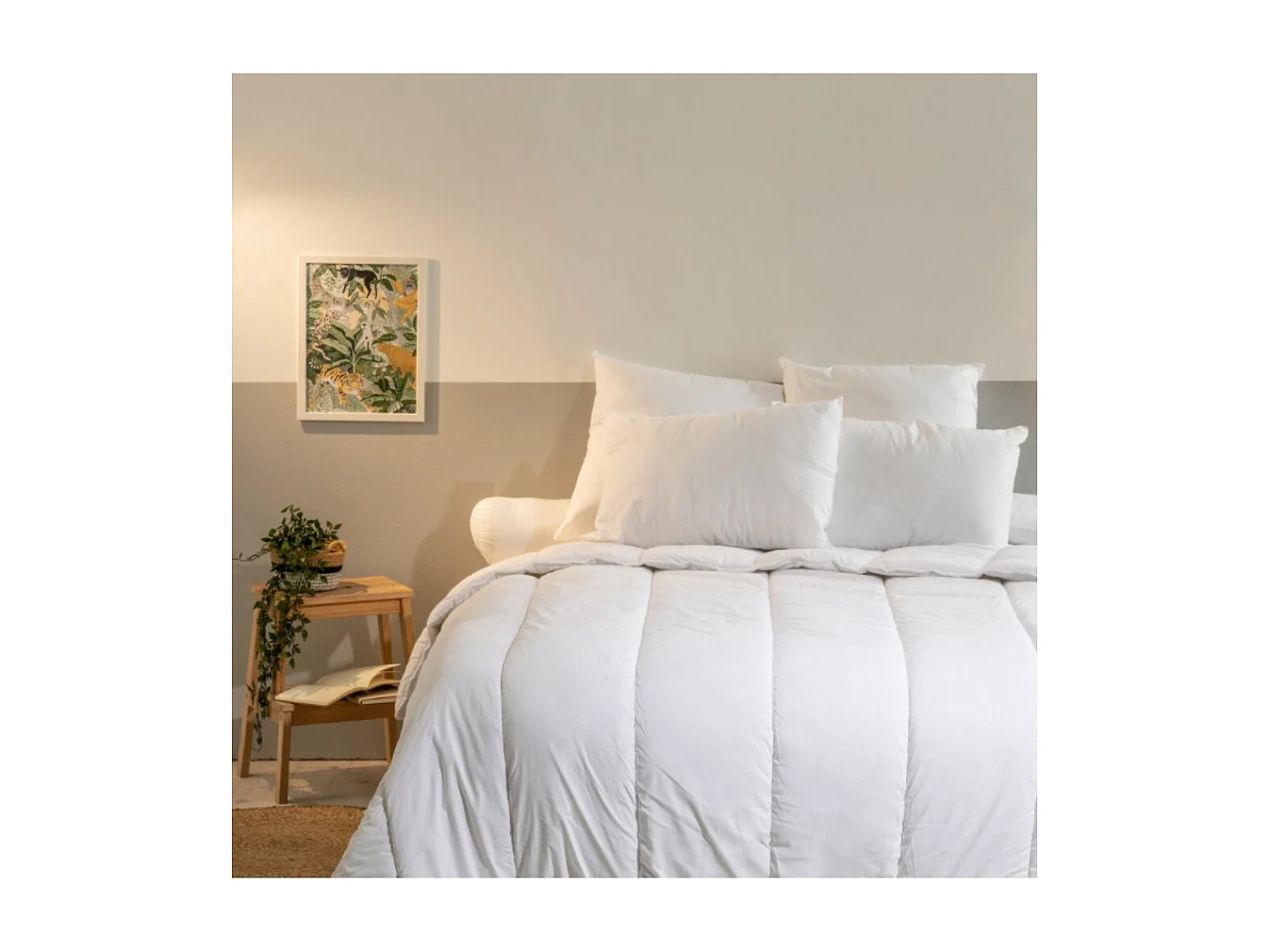 Oreiller Ferme Anti-acariens 60x60cm