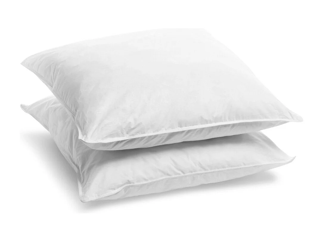 Lot de 2 Oreillers Mémoire de forme Mixte Anti-acariens - Confort réglable - 60x60cm