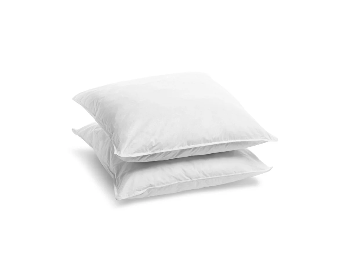 Lot de 2 Oreillers Mémoire de forme Mixte Anti-acariens - Confort réglable - 60x60cm