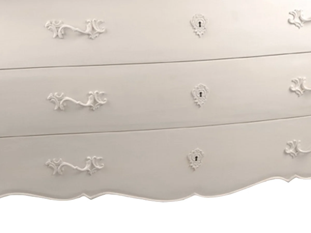 Commode Murano Blanc 3 Tiroirs - Amadeus