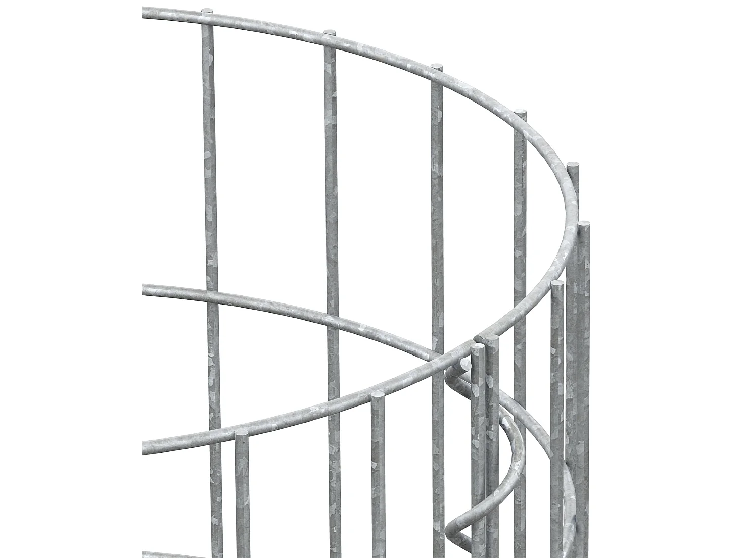 Colonna gabbioni recinzione giardino acciaio cesto pietra Ø 35 x 100 cm ECD Germany