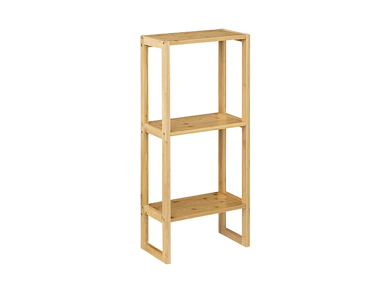 Etagère de rangement 3 niveaux en Bambou H 84 cm