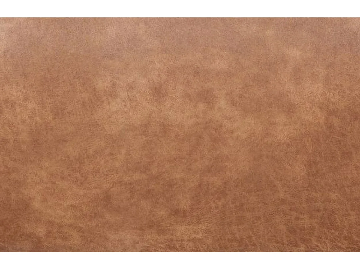 RODEO - Repose pieds en cuir recyclé cognac