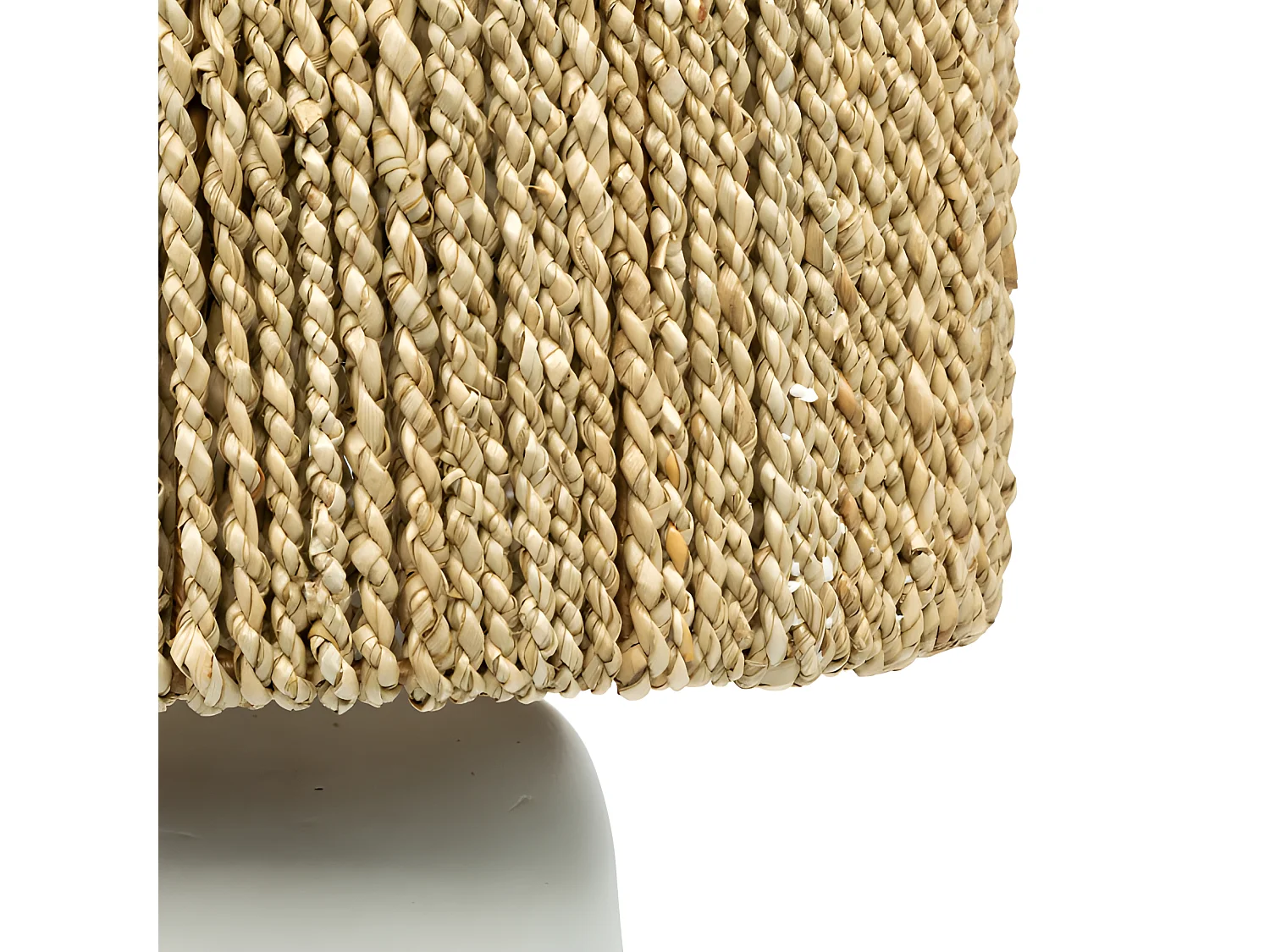 CHALKI - Lámpara de cuerda blanca H45