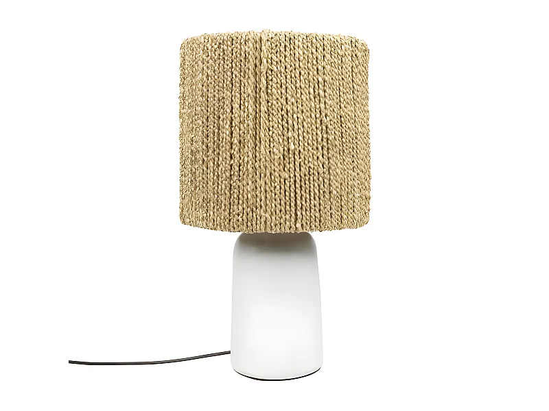 CHALKI - Lámpara de cuerda blanca H45