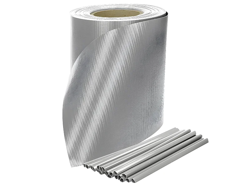 Rouleau 35m pvc brise-vue occultation panneaux clôture gris ECD Germany