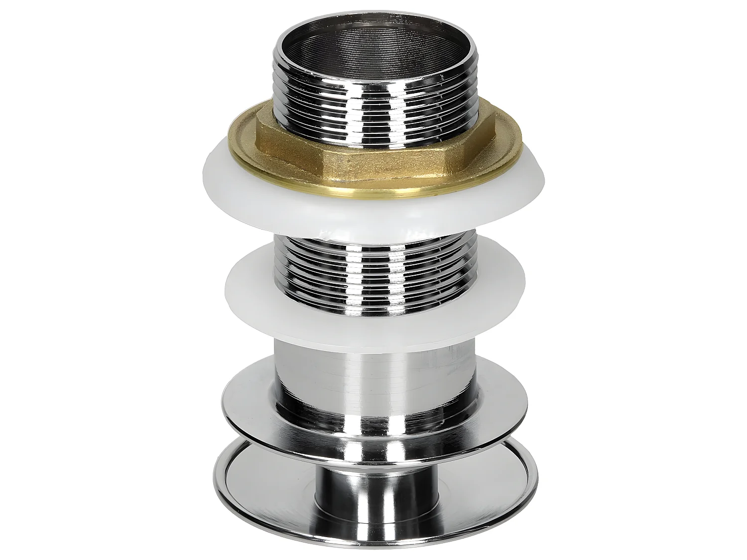 Bonde de lavabo pop up bouchon de vidange clic-clac chromé 90 mm ECD Germany