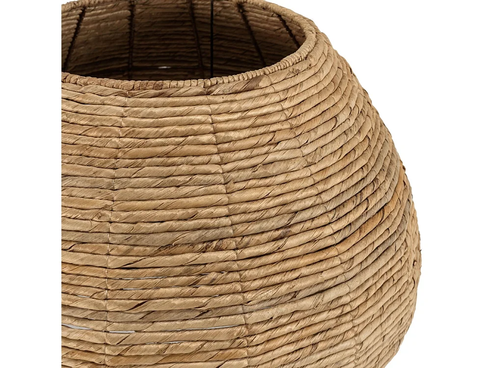 SIXTINE - Cache pot 60x60 cm en rotin marron