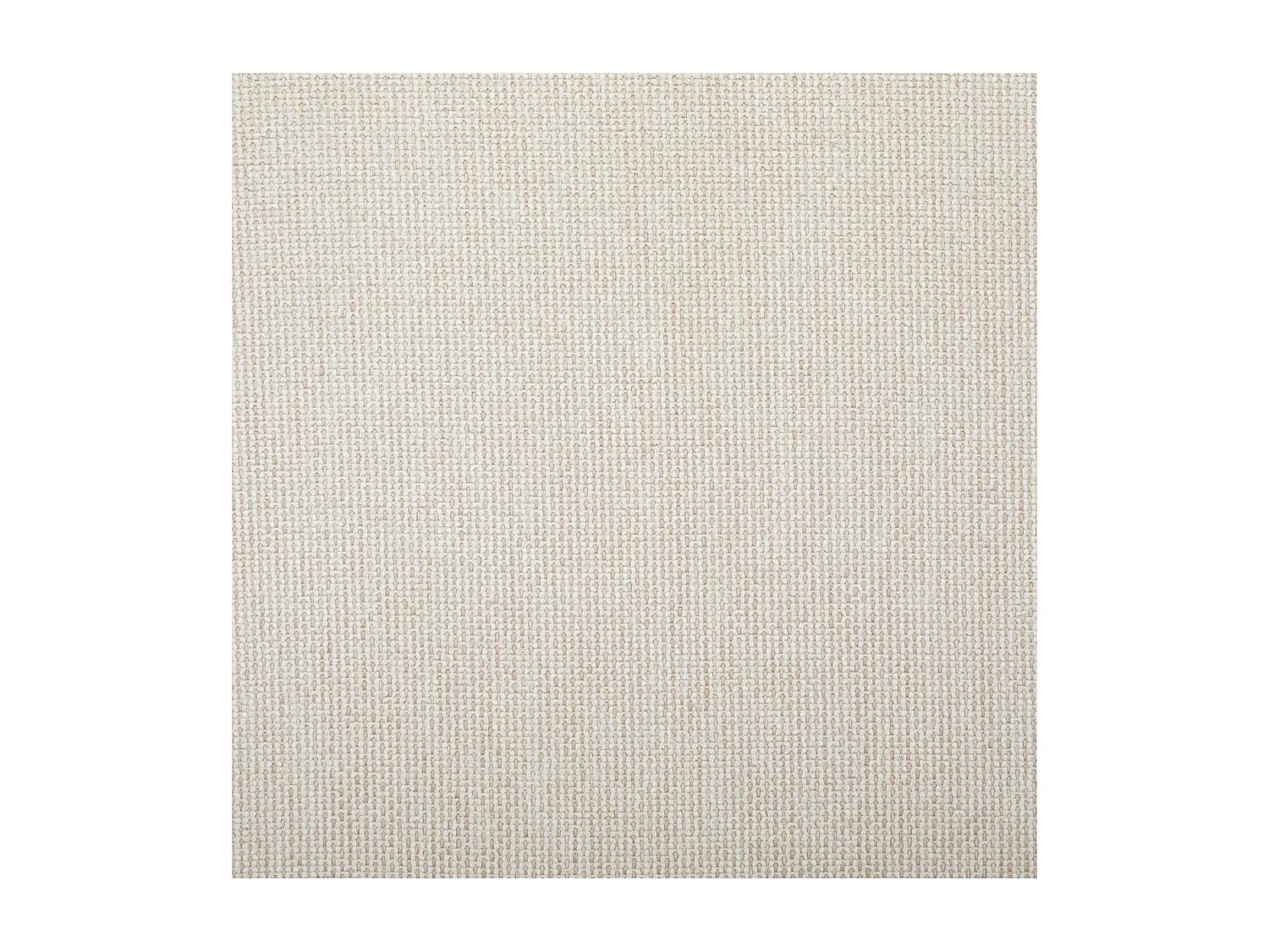 Fauteuil en Bois d'Hévéa et tissu Blanc Ivoire