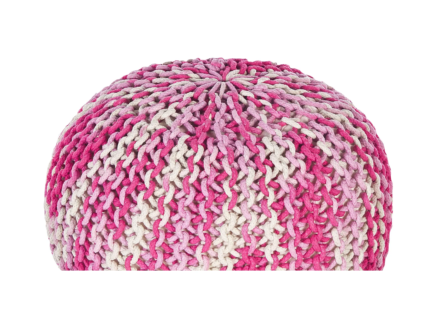 Poef CONRAD Katoen Roze 50 cm 50 cm 35 cm