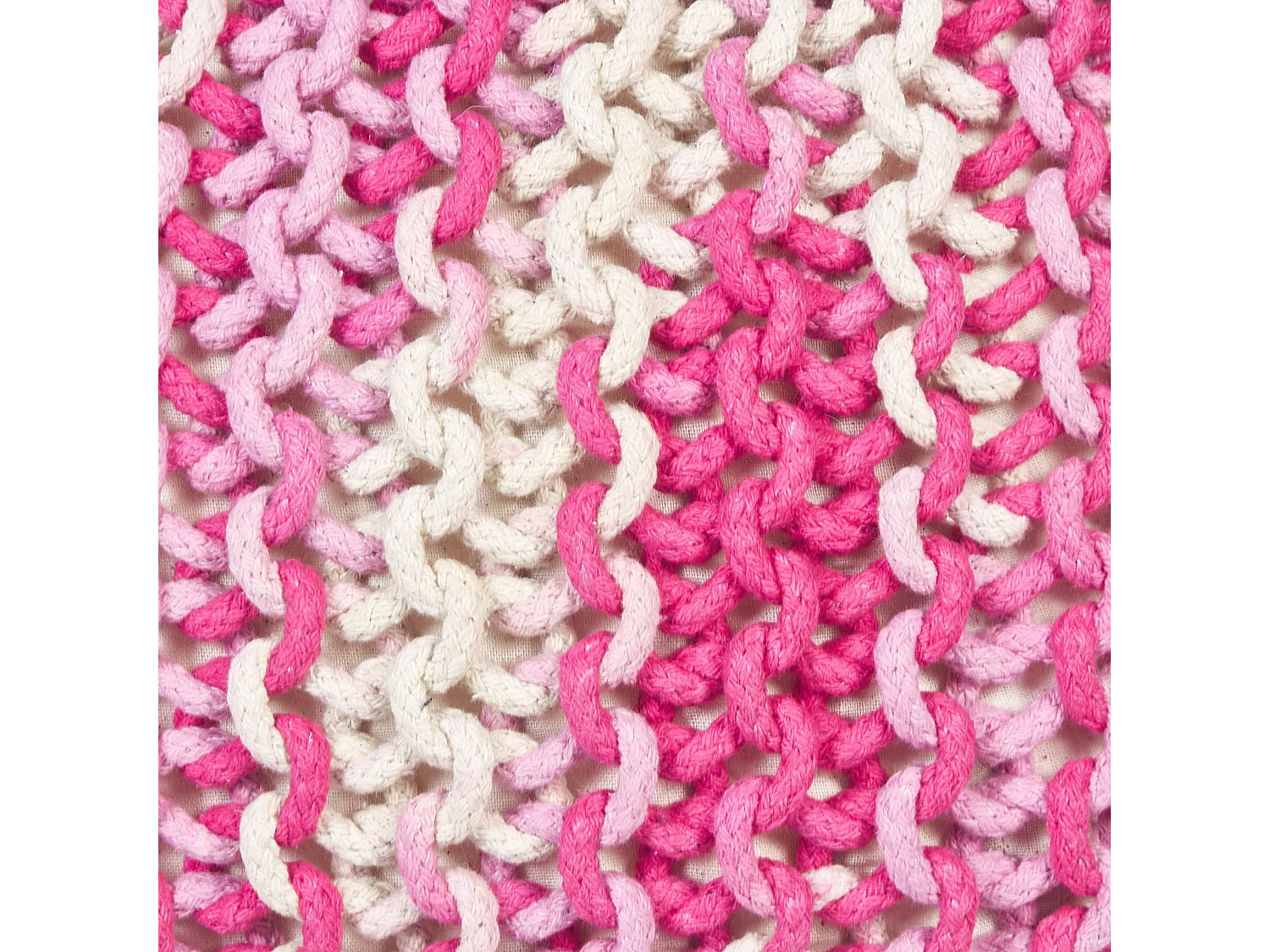 Puf CONRAD Algodón Rosa 50 cm 50 cm 35 cm